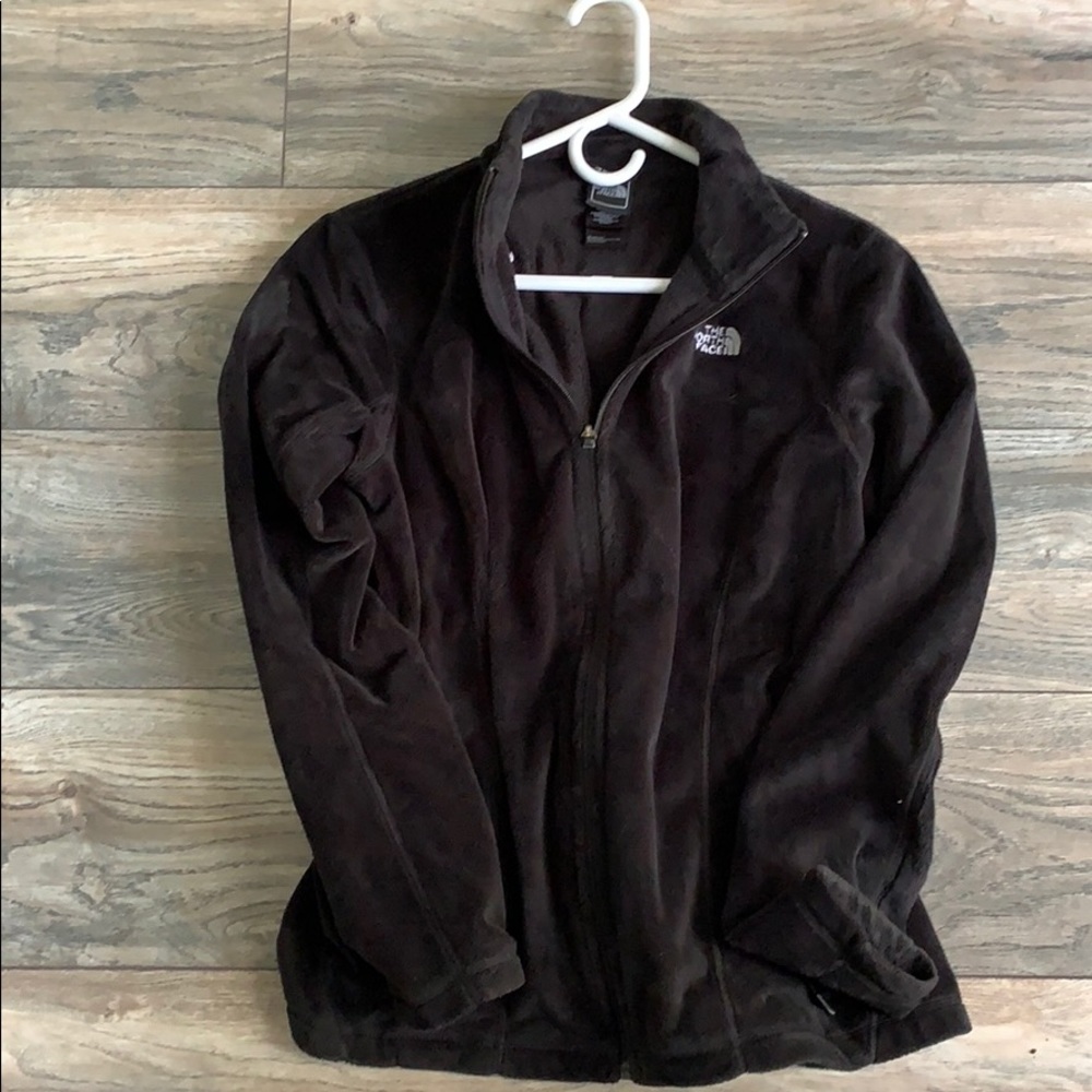 North face fuzzy jacket